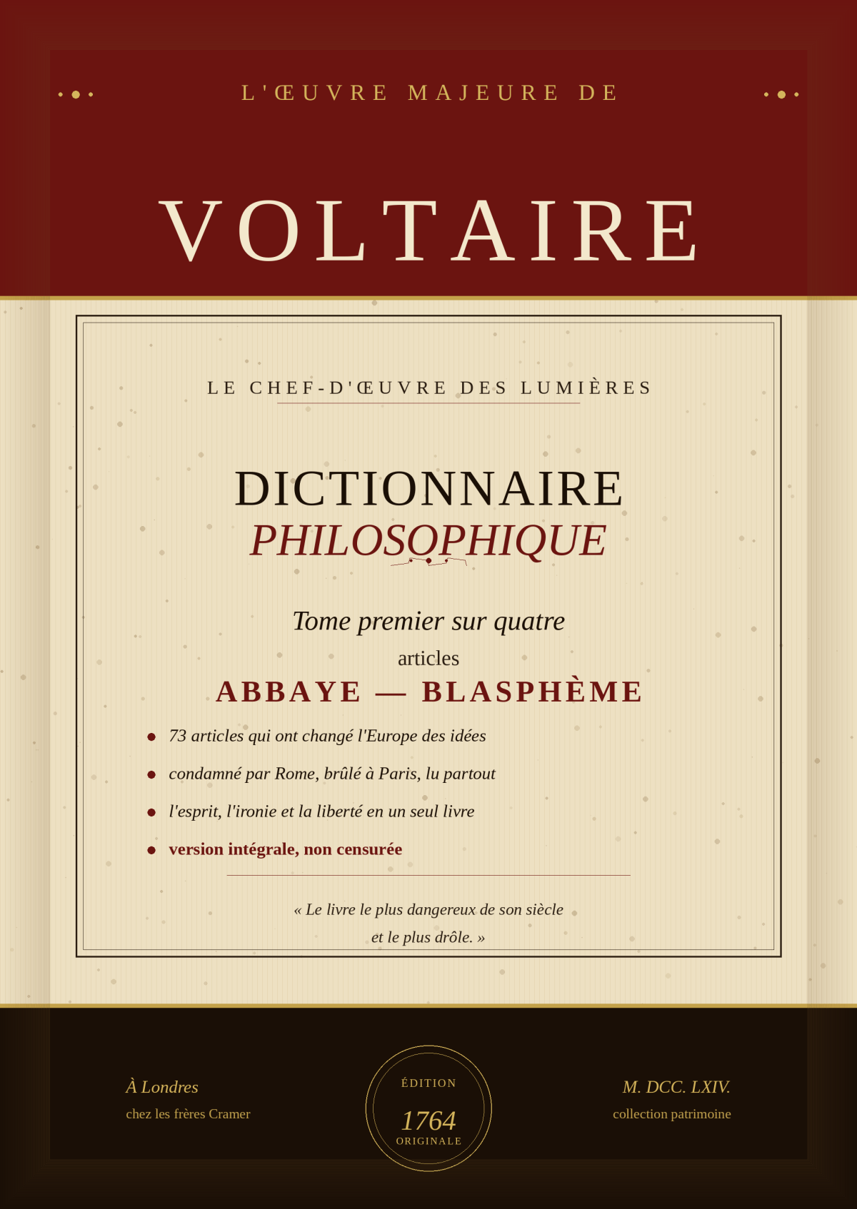 Voltaire : ANTHROPOPHAGES