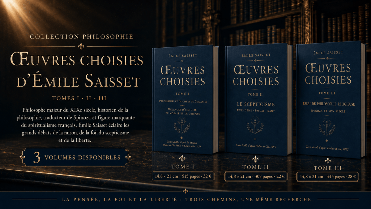 Émile Saisset, une voix oubliée de la philosophie&nbsp;française