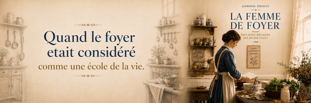 La femme de foyer : Éducation ménagère des jeunes&nbsp;fille